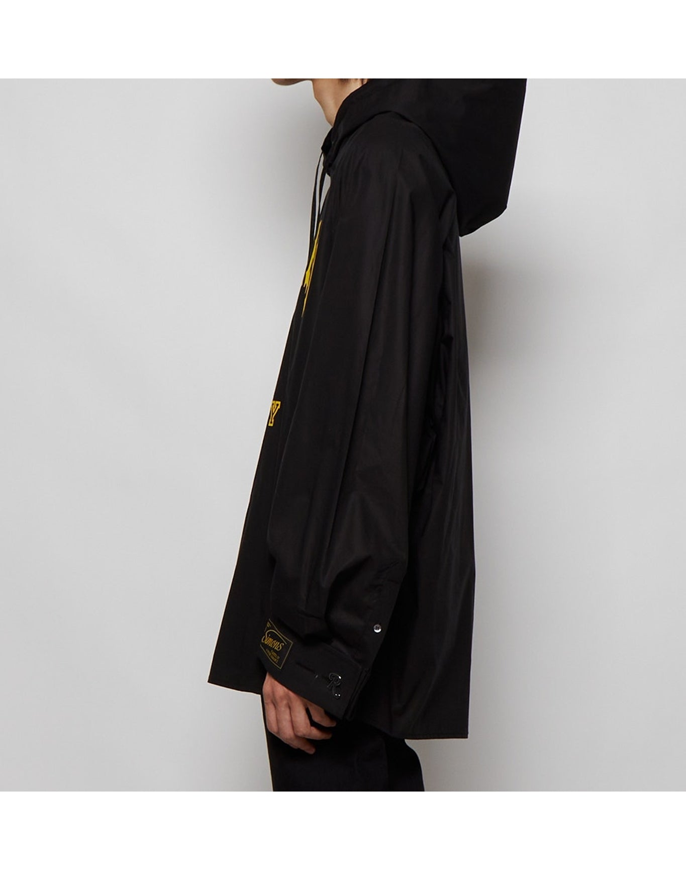 Raf Simons | Men | Grimcrawler Hoodie | Black x Yellow