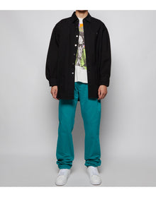 Raf Simons | Men | Slim Fit Denim Pants | Petrol