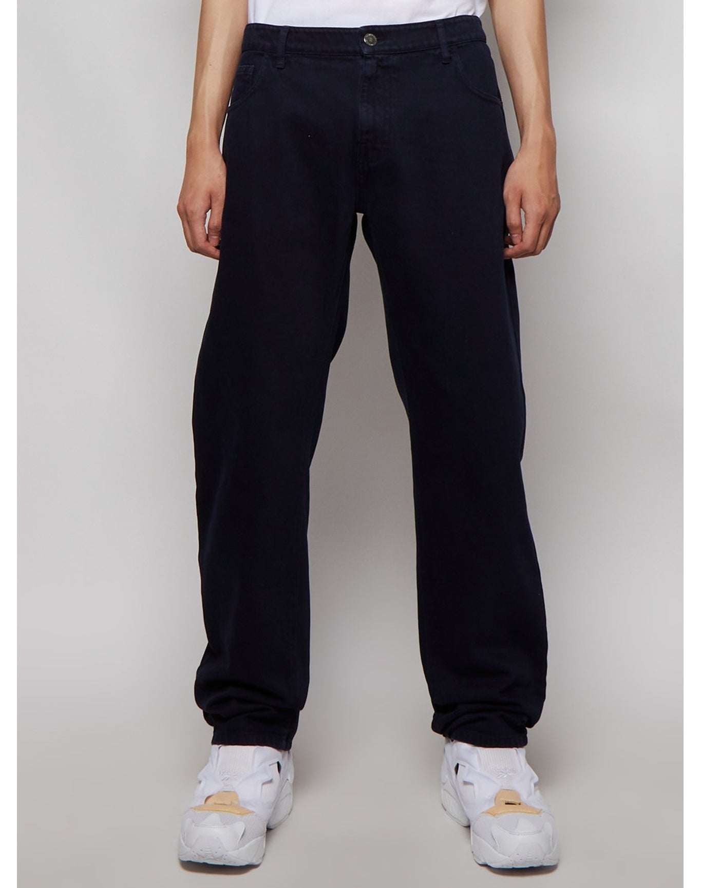 Raf Simons | Men | Slim Fit Premium Denim Pants | Dark Navy