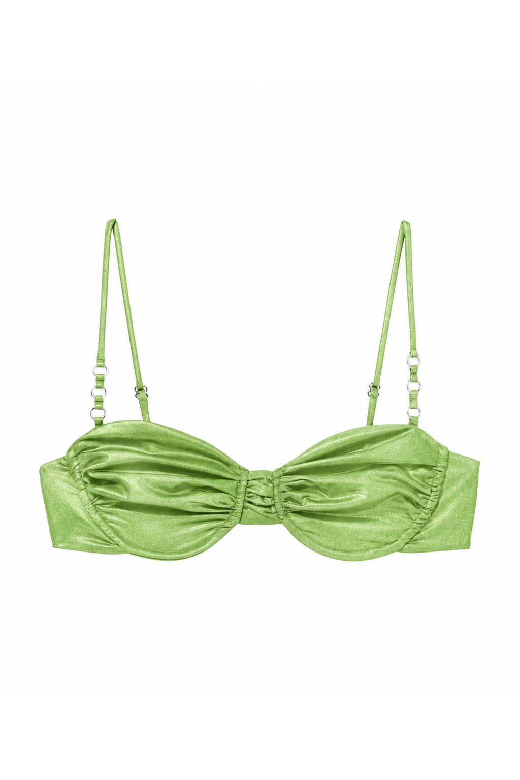 Raina Top | Green Gloss