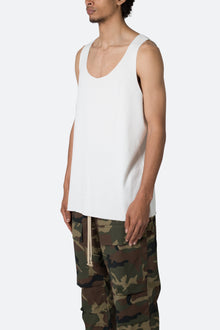 Raw Edge Thermal Tank | Off White