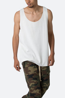 Raw Edge Thermal Tank | Off White