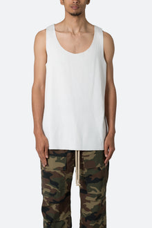 Raw Edge Thermal Tank | Off White