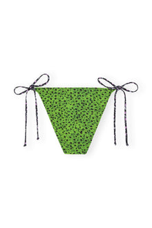Recycled Printed Beads String Bikini Briefs | Tender Shoots