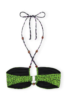Recycled Printed Open Bandeau Bikini Top | Tender Shoots