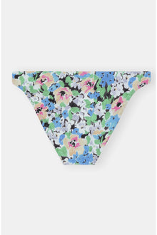 Recycled Printed Recycled Printed Lowrise Bikini Briefs | Floral Azure Blue