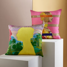Renaissance Bars Beaded Pillow | Multi