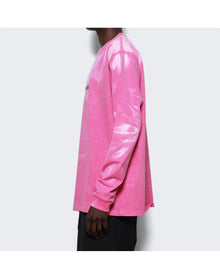 Rensuke Tokyo | Men | Long Sleeve Loose Fitting Tee | Pastel Pink