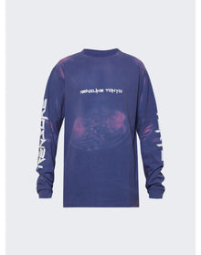 Rensuke Tokyo | Men | Long Sleeve Loose Fitting Tee | Purple