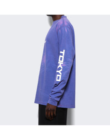Rensuke Tokyo | Men | Long Sleeve Loose Fitting Tee | Purple
