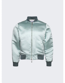 Rhude | Men | 02 Satin Bomber | Mint x Crème