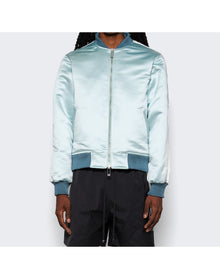 Rhude | Men | 02 Satin Bomber | Mint x Crème