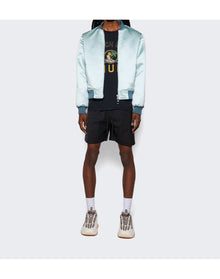 Rhude | Men | 02 Satin Bomber | Mint x Crème