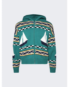 Rhude | Men | Bateau Knit Zip-up | Multicolor