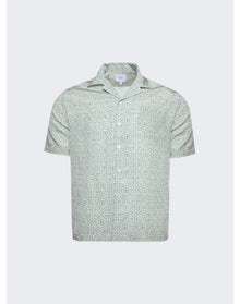 Rhude | Men | Cravat Shirt | Teal x Ivory