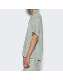 Rhude | Men | Cravat Shirt | Teal x Ivory
