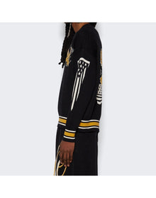 Rhude | Men | Eagle Souvenir Knit Crewneck | Black x Yellow