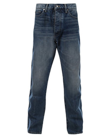 Rhude | Men | Embroidered Side Stripe Jean | Indigo Blue