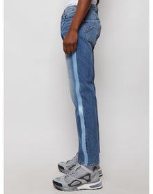 Rhude | Men | Embroidered Side Stripe Jean | Indigo Blue