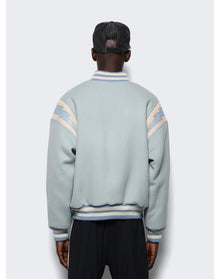 Rhude | Men | Lighting Varsity Jacket | Mint x Cream