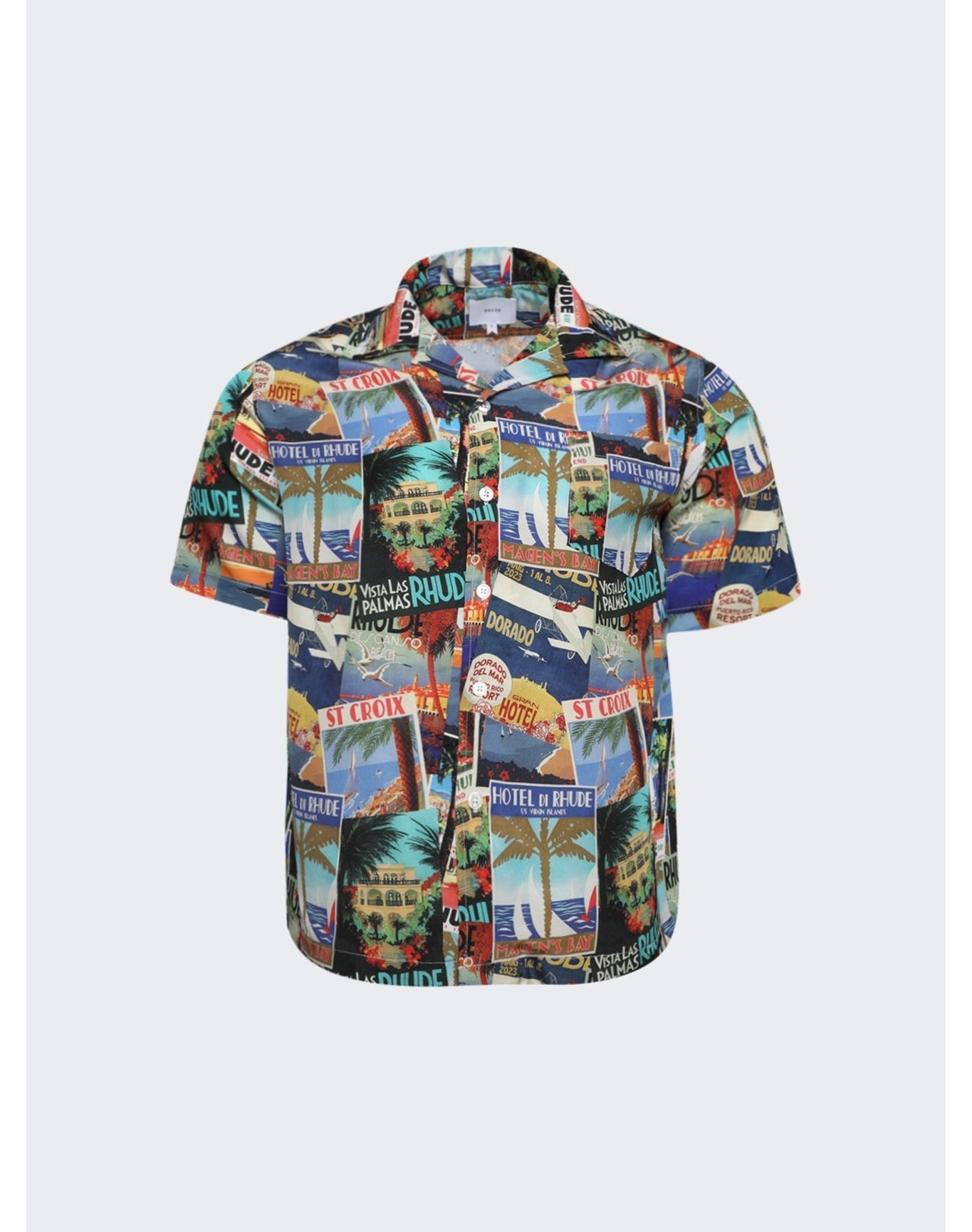 Rhude | Men | Postcard Shirt | Multicolor