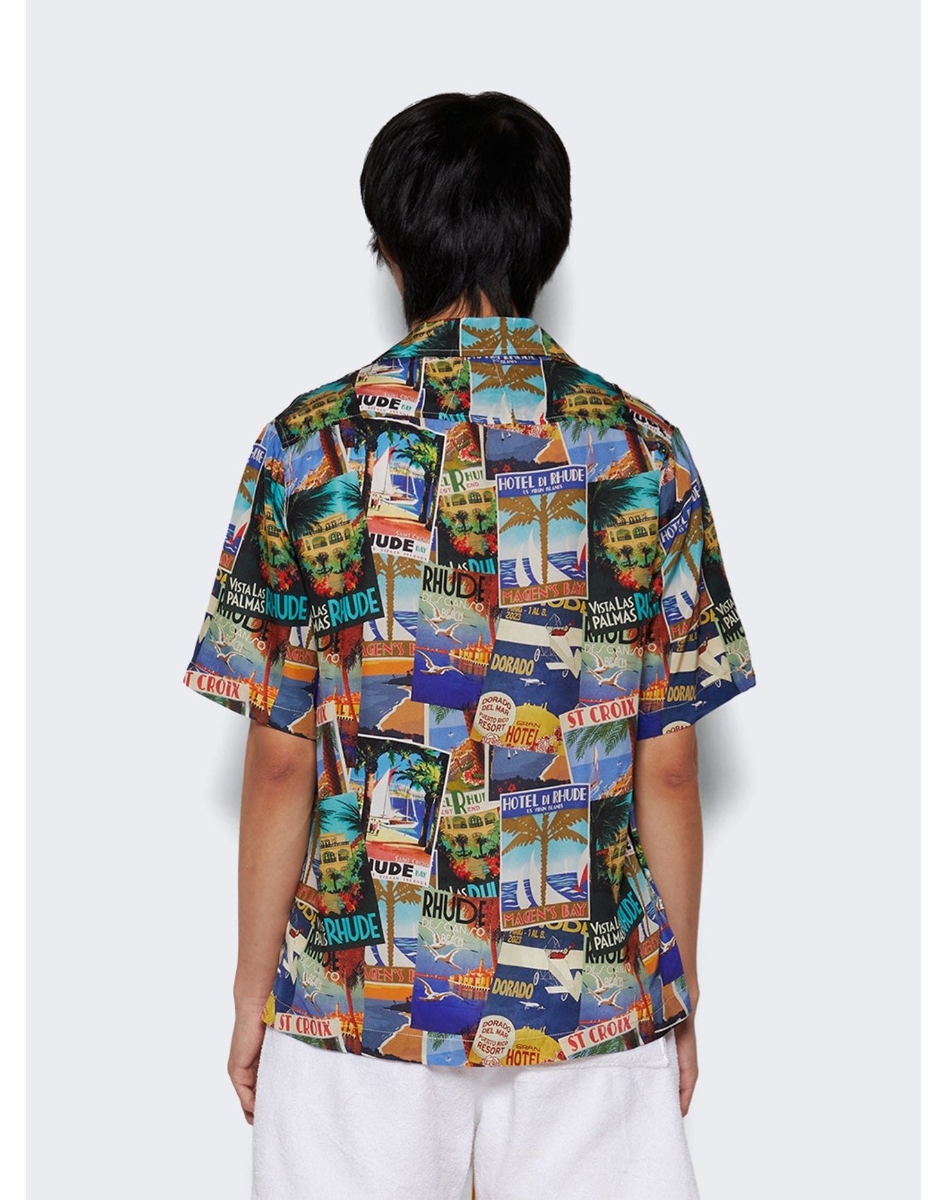 Rhude | Men | Postcard Shirt | Multicolor