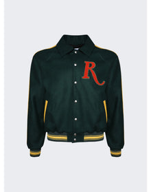 Rhude | Men | Raglan Varsity Jacket | Green