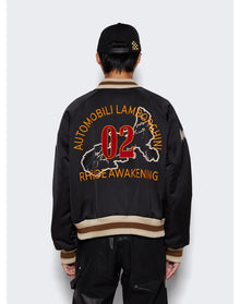 Rhude x Lamborghini | Men | Awakening Carta Jacket | Black