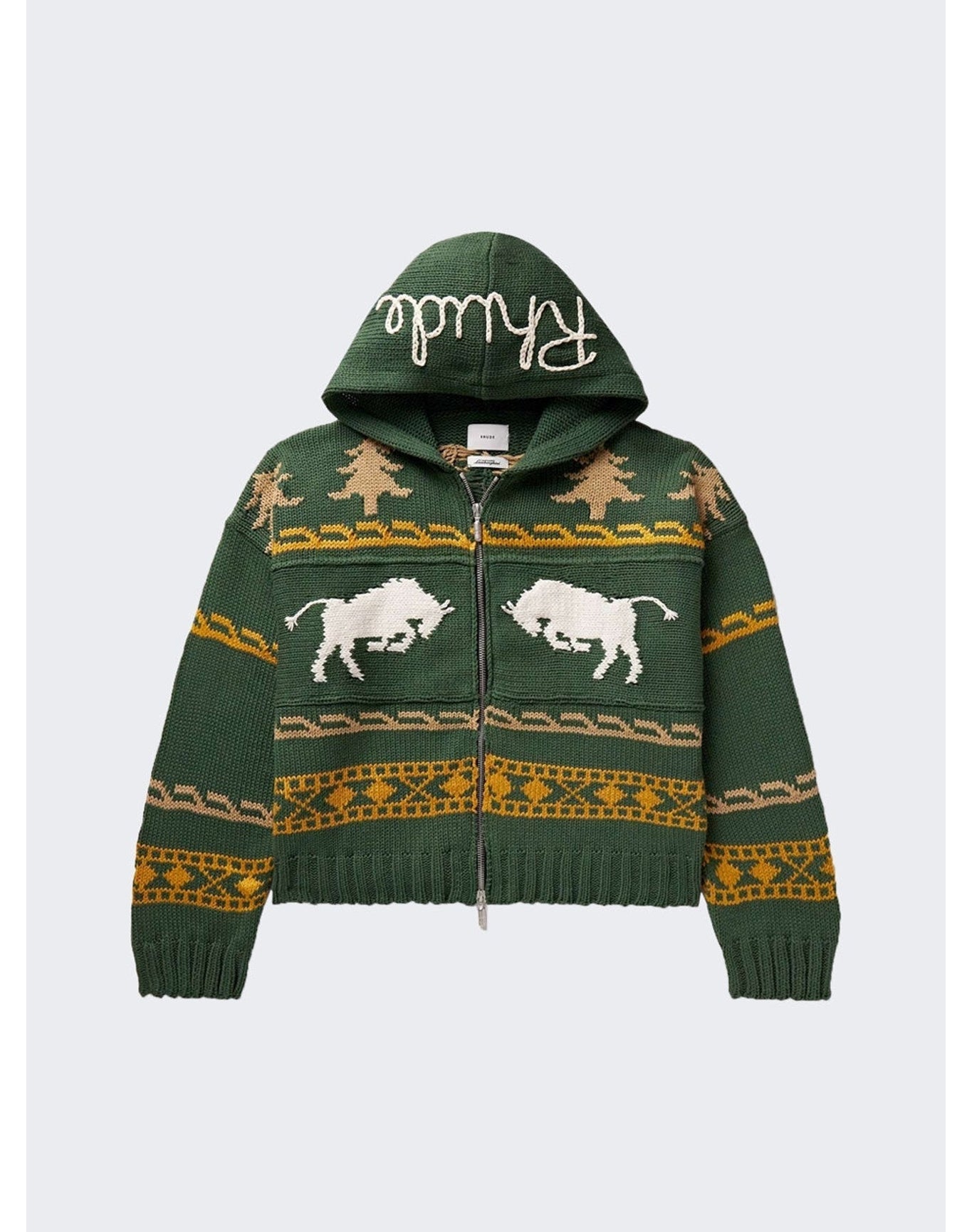 Rhude x Lamborghini | Men | Knit Zip Hoodie | Raging Bull