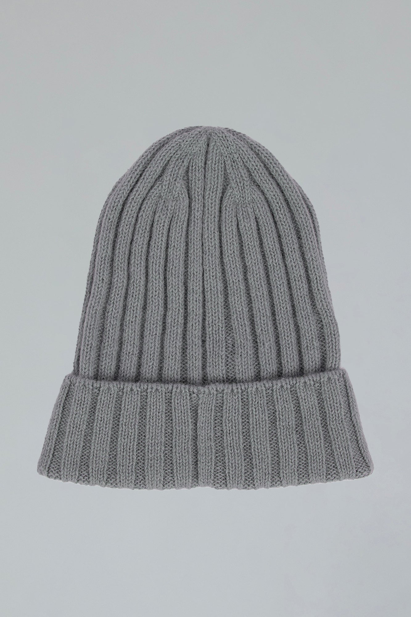 Ribbed Beanie | Grey Heather
