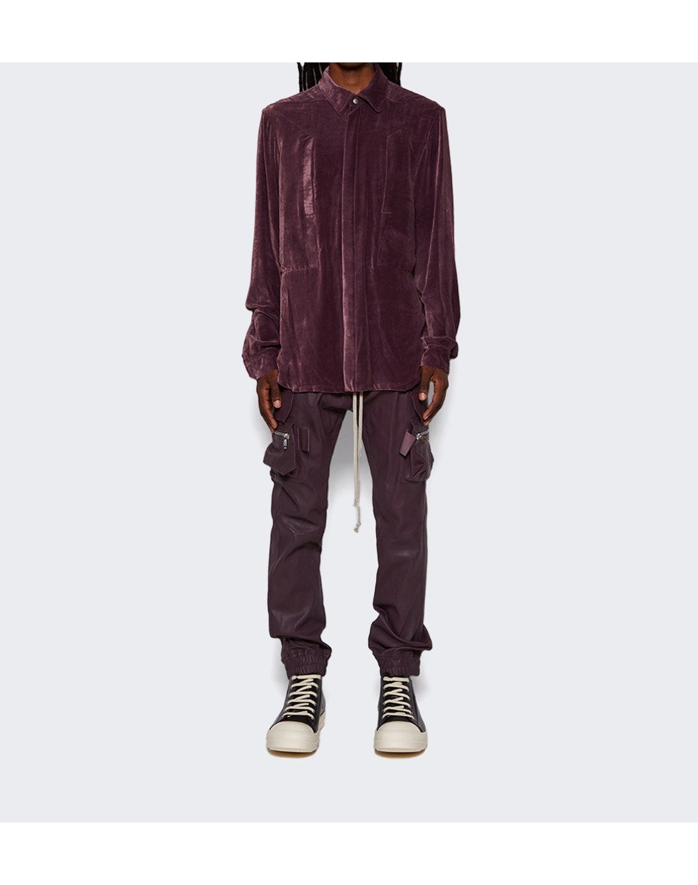 Rick Owens | Men | Fogpocket Outershirt | Amethyst