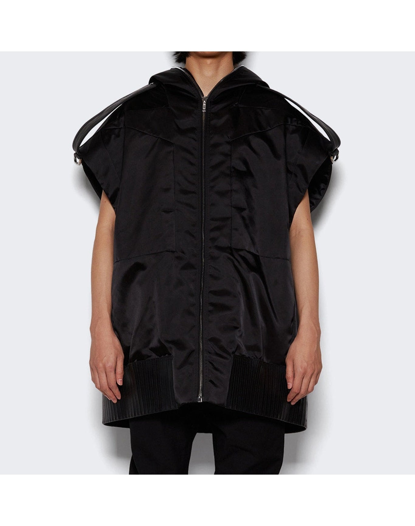 Rick Owens | Men | Lido Sleeveless Hoodie | Black