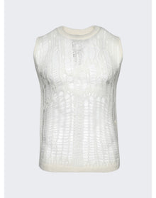 Rick Owens | Men | Spider Tank Top | Milk