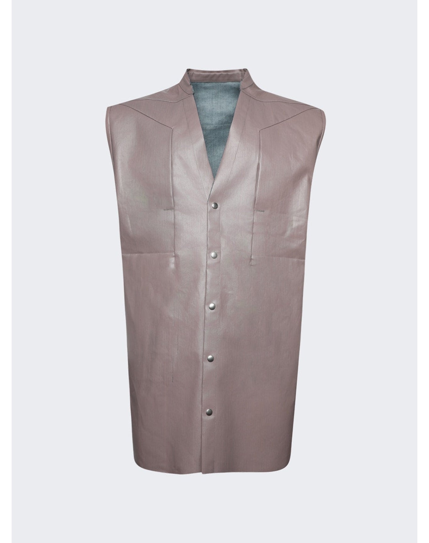 Rick Owens | Men | Strobe Jumbo Cut Out Outershirt | Dusty Pink