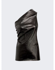 Rick Owens | Women | Athena Leather Tank Top | Black