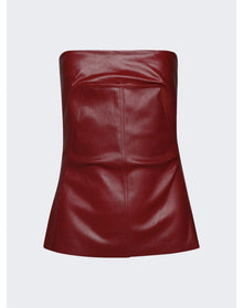 Rick Owens | Women | Bustier Sleeveless Top | Cardinal Red
