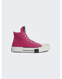 Rick Owens | Women | Drkshdw x Converse Turbodrk Laceless Hi Sneaker | Hot Pink