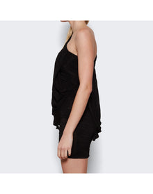 Rick Owens | Women | Edfu One-shoulder Mini Dress | Black