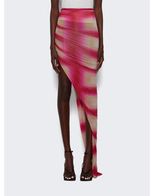 Rick Owens | Women | Edfu Skirt | Fuchsia Plaid