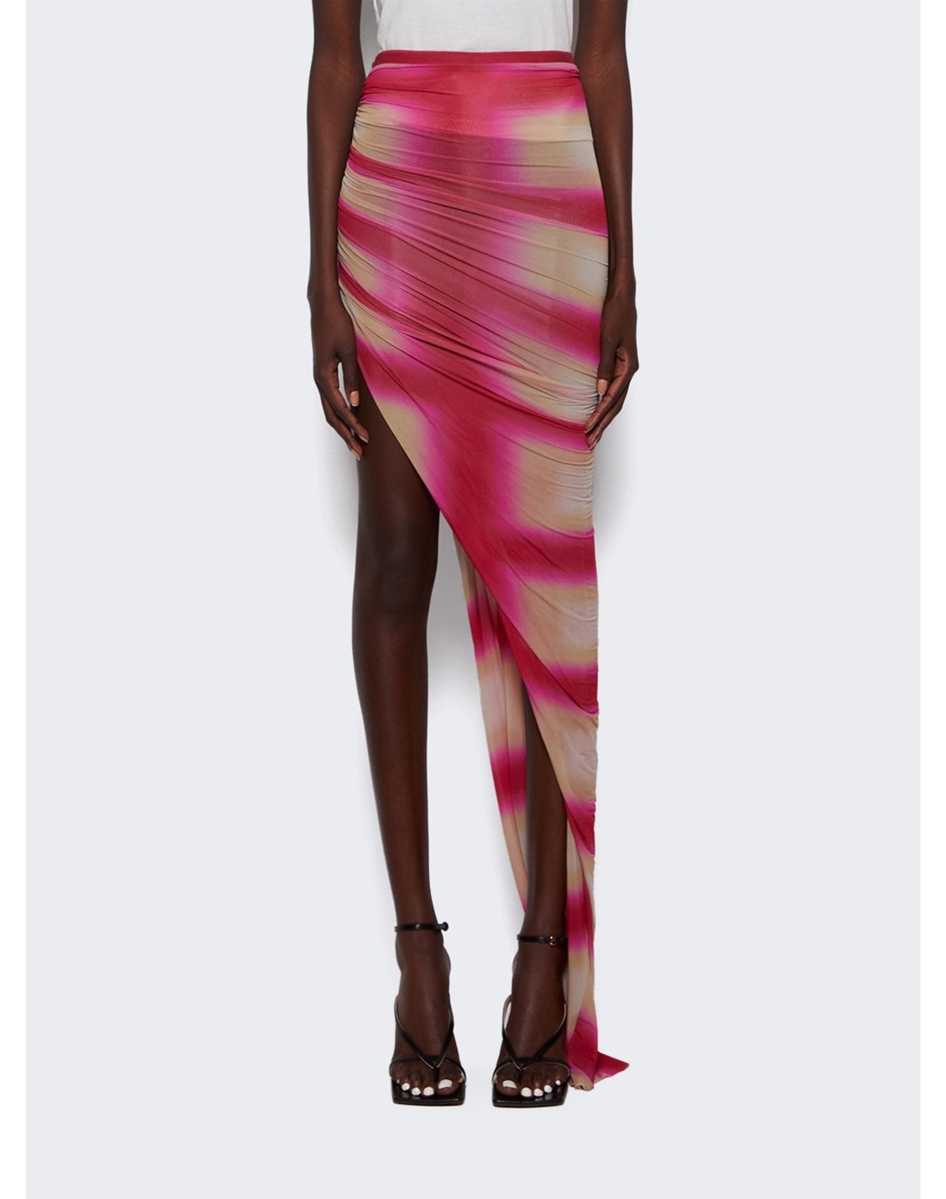 Rick Owens | Women | Edfu Skirt | Fuchsia Plaid