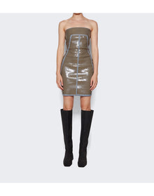Rick Owens | Women | Embroidered Bustier Dress | Blue x Dust
