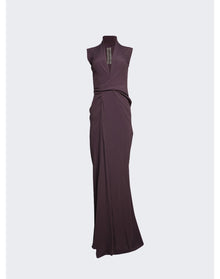 Rick Owens | Women | Long Wrap Gown | Amethyst