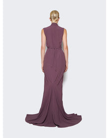 Rick Owens | Women | Long Wrap Gown | Amethyst