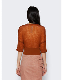 Rick Owens | Women | Maglia Cropped Top | Clay