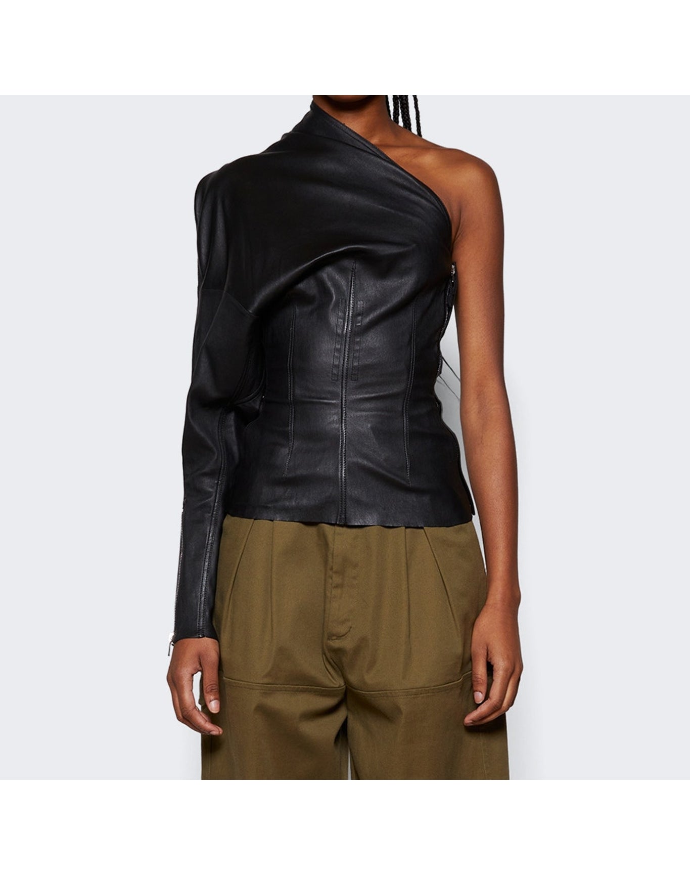 Rick Owens | Women | One Sleeve Top | Black
