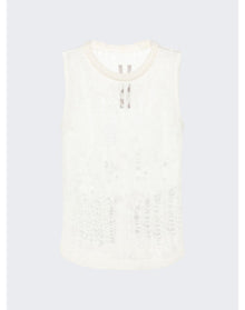 Rick Owens | Women | Spider Open-knit Tank Top | Milk