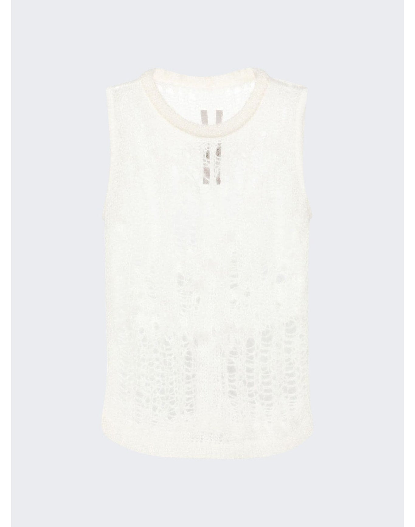 Rick Owens | Women | Spider Open-knit Tank Top | Milk