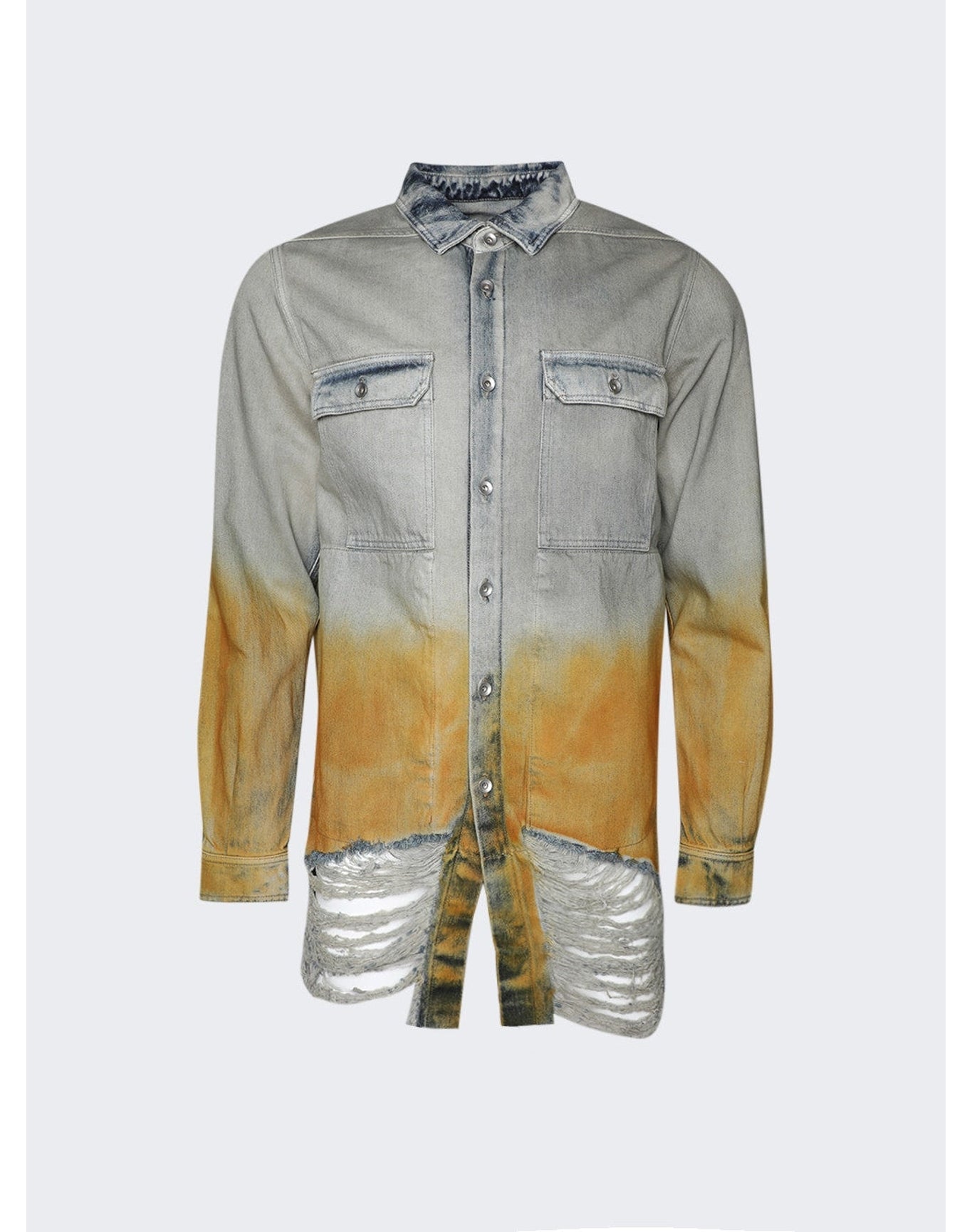 Rick Owens DRKSHDW | Men | Outershirt | Sky x Orange Degrade