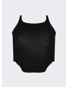 Rick Owens DRKSHDW | Women | Basic Cropped Tank | Black