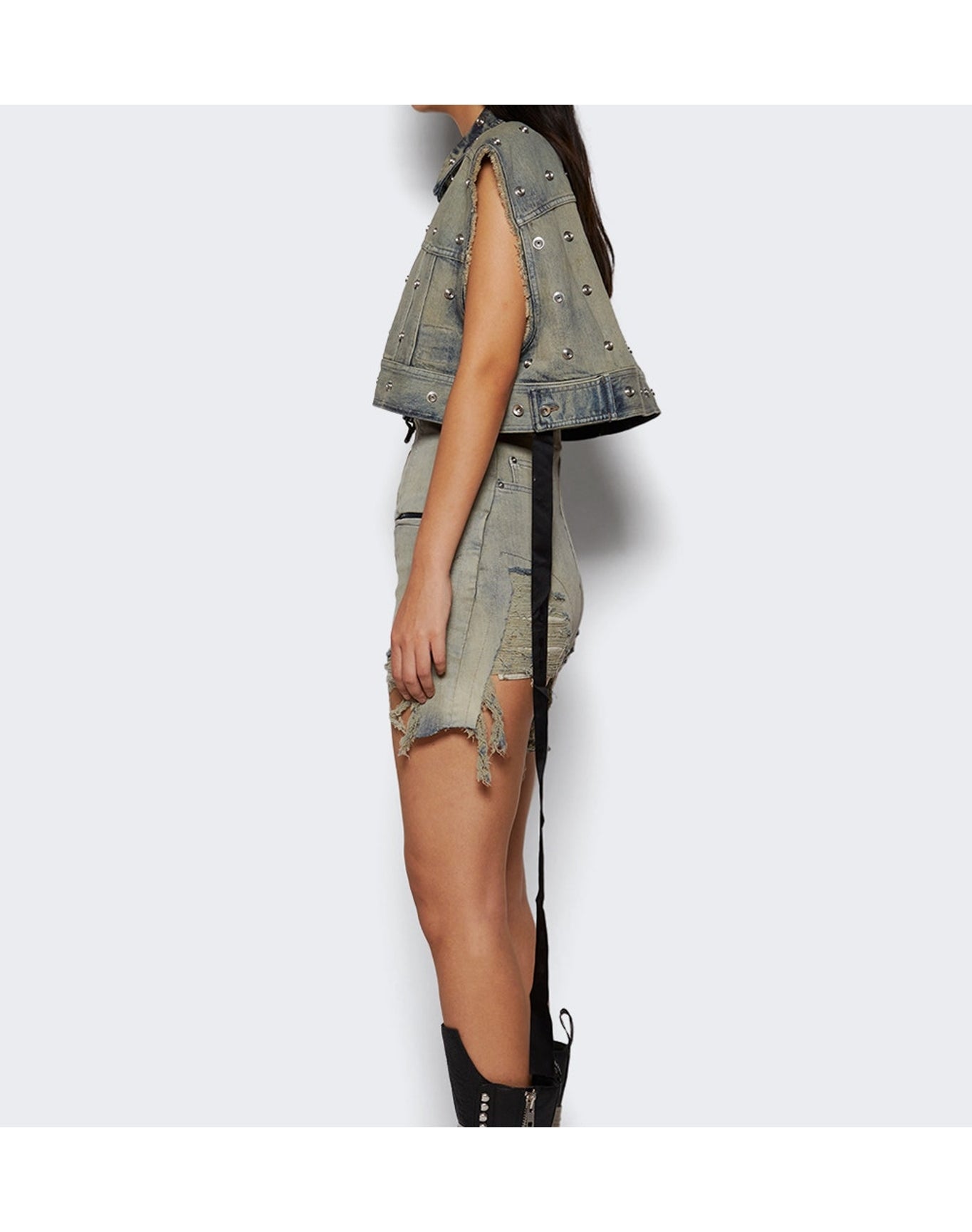 Rick Owens DRKSHDW | Women | Cropped Jacket | Sky